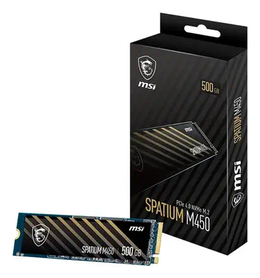 SPATIUM M450 PCIe 4.0 NVMe M.2 500GB V1 - MSI - Disque dur SSD - visuel 1
