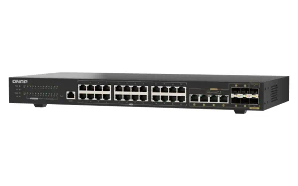 QNAP QSW-M2130-4C2S24T commutateur réseau Géré L2 2.5G Ethernet (100/1000/2500) 1U Noir - Switchs et Hubs - visuel 5