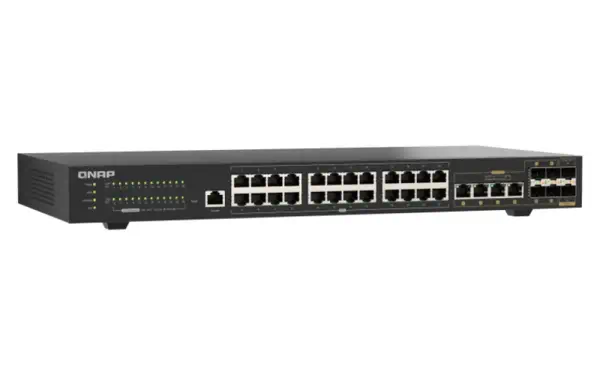QNAP QSW-M2130-4C2S24T commutateur réseau Géré L2 2.5G Ethernet (100/1000/2500) 1U Noir - Switchs et Hubs - visuel 4