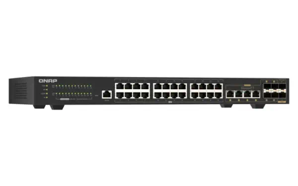 QNAP QSW-M2130-4C2S24T commutateur réseau Géré L2 2.5G Ethernet (100/1000/2500) 1U Noir - Switchs et Hubs - visuel 2