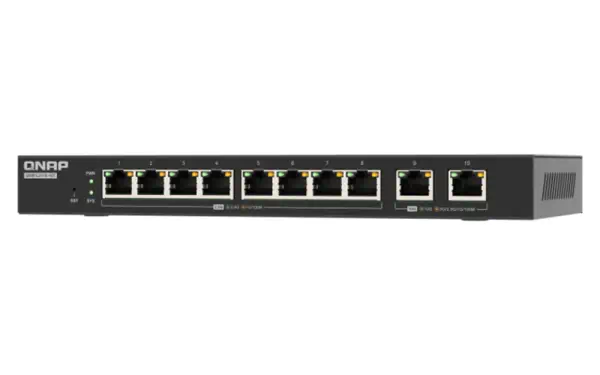 QNAP QSW-L2110-10T commutateur réseau Géré Bureau Noir - Switchs et Hubs - visuel 3