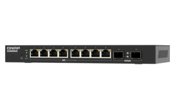 QNAP QSW-L2110-2S8T commutateur réseau Géré Bureau Noir - Switchs et Hubs - visuel 3