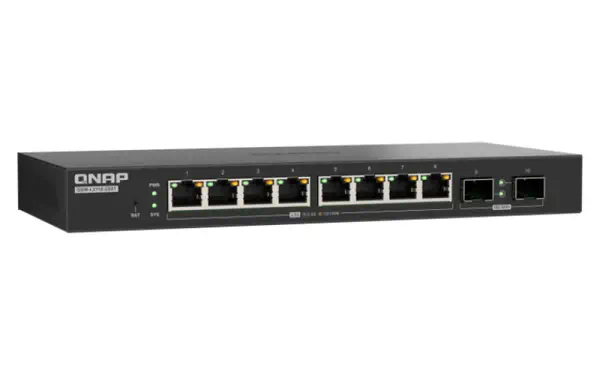 QNAP QSW-L2110-2S8T commutateur réseau Géré Bureau Noir - Switchs et Hubs - visuel 4