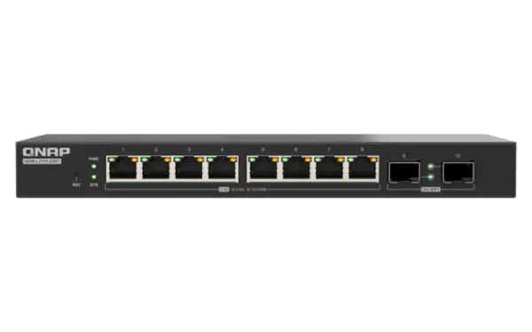 QNAP QSW-L2110-2S8T commutateur réseau Géré Bureau Noir - Switchs et Hubs - visuel 1