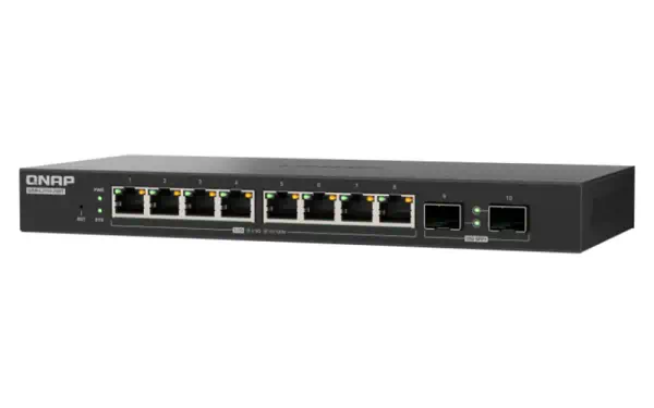 QNAP QSW-L2110-2S8T commutateur réseau Géré Bureau Noir - Switchs et Hubs - visuel 5