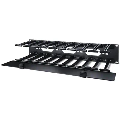 NetShelter - Passe-câbles horizontal - 2U - Profondeur 15 cm - 1 côté avec capot - APC - Rack et Armoire - visuel 2