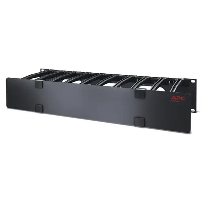 NetShelter - Passe-câbles horizontal - 2U - Profondeur 15 cm - 1 côté avec capot - APC - Rack et Armoire - visuel 1