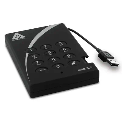 Apricorn A25-3PL256-1000 disque dur externe 1 To 5400 tr/min USB Type-A 3.2 Gen 1 (3.1 Gen 1) Noir - Disque dur Externe - visuel 2