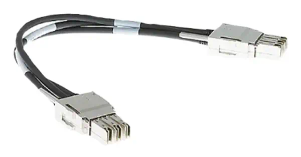 Cisco STACK-T1A-1M= câble InfiniBand et à fibres optiques Métallique, Noir - Accessoire Wifi - visuel 1