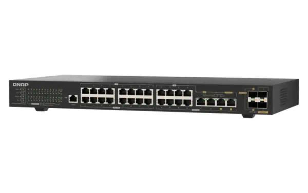 QNAP QSW-M2130P-2C2S26T commutateur réseau Géré L2 2.5G Ethernet (100/1000/2500) Connexion Ethernet, - Switchs et Hubs - visuel 5