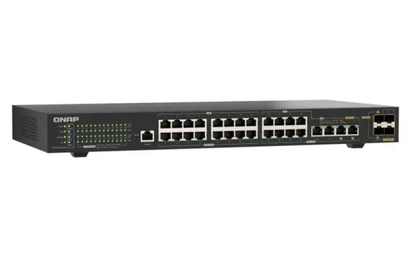 QNAP QSW-M2130P-2C2S26T commutateur réseau Géré L2 2.5G Ethernet (100/1000/2500) Connexion Ethernet, - Switchs et Hubs - visuel 4