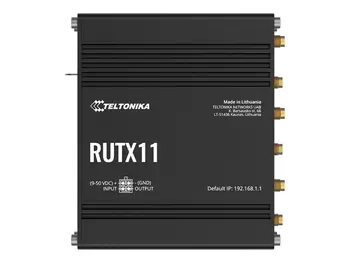 TELTONIKA NETWORKSRUTX11 DUAL SIM Bluetooth 4G/LTE router EMEA eSIM version livraison gratuite