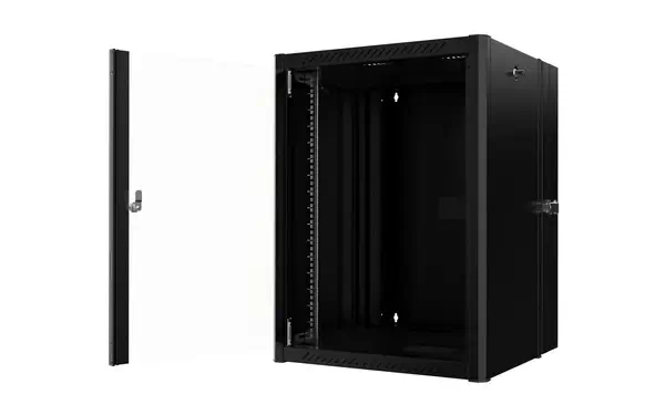 Lanview RWP16U45BL-D étagère 16U Rack monté sur le mur Noir - Rack et Armoire - visuel 3