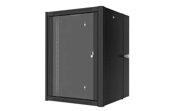 Lanview RWP16U45BL-D étagère 16U Rack monté sur le mur Noir - Rack et Armoire - visuel 1