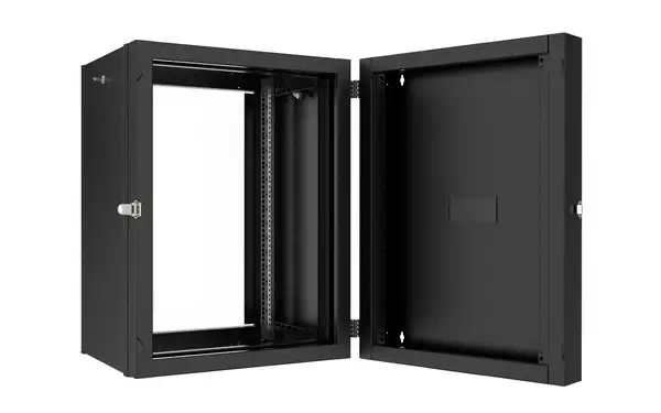 Lanview RWP16U45BL-D étagère 16U Rack monté sur le mur Noir - Rack et Armoire - visuel 2