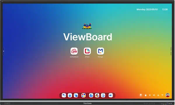 Viewsonic IFP8651-3C tableau blanc interactif 2,18 m (86") 3840 x 2160 pixels Écran tactile Noir USB - Ecran Numérique Interactif - visuel 2