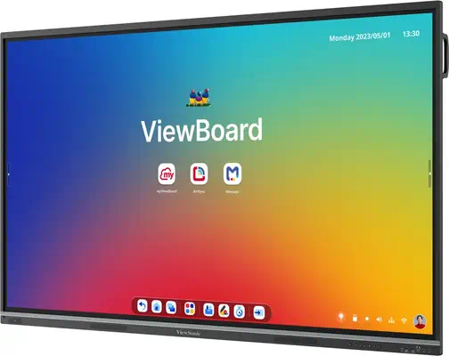 Viewsonic IFP8651-3C tableau blanc interactif 2,18 m (86") 3840 x 2160 pixels Écran tactile Noir USB - Ecran Numérique Interactif - visuel 4