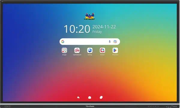 Viewsonic IFP8651-3C tableau blanc interactif 2,18 m (86") 3840 x 2160 pixels Écran tactile Noir USB - Ecran Numérique Interactif - visuel 1