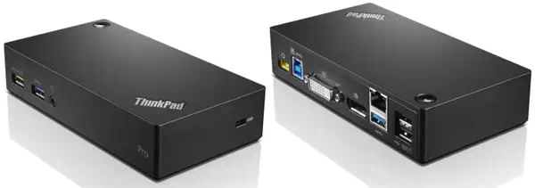Lenovo 40A70045IT station d'accueil Avec fil USB 3.2 Gen 1 (3.1 Gen 1) Type-B Noir - Station d'accueil pour portable - visuel 1