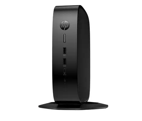 HP Elite t755 3 GHz Windows 10 IoT Enterprise 1,4 kg Noir V2546 - Client léger - visuel 7