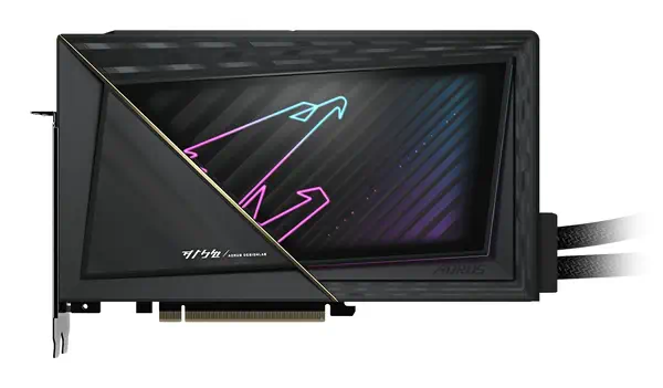 AORUS GeForce RTX 5090 XTREME WATERFORCE 32G Carte Graphique - 32 Go GDDR7, 512 bits, PCI-E 5.0, 265 - Gigabyte - Carte graphique - visuel 3