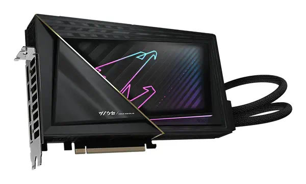 AORUS GeForce RTX 5090 XTREME WATERFORCE 32G Carte Graphique - 32 Go GDDR7, 512 bits, PCI-E 5.0, 265 - Gigabyte - Carte graphique - visuel 4