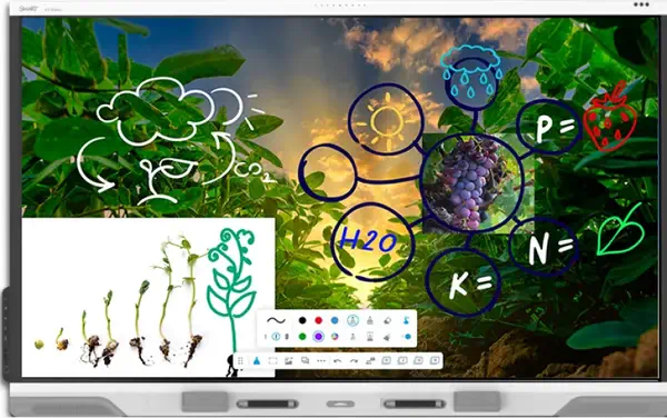 SMART Technologies RX265 tableau blanc interactif 165,1 cm (65") 3840 x 2160 pixels Écran tactile US - Ecran Numérique Interactif - visuel 1