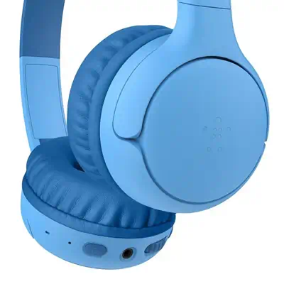 Belkin AUD012HQBL casque Avec fil &sans fil Arceau Musique Bluetooth Bleu - Casque Micro - visuel 4