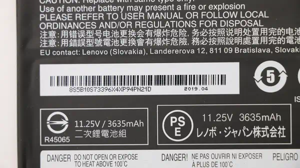 Lenovo 5B10S73396 composant de laptop supplémentaire Batterie - visuel 5