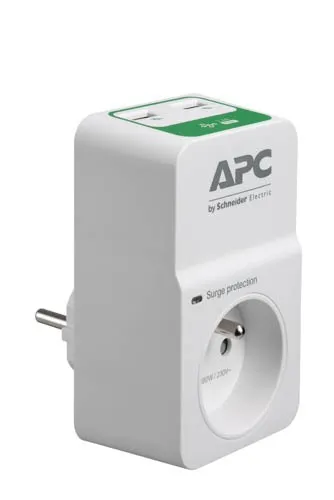 APC Essential SurgeArrest 1 Outlet 230V 2 Port USB Charger - Onduleur - visuel 2
