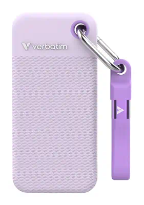 Verbatim Pocket SSD 2 To USB Type-C 3.2 Gen 2 (3.1 Gen 2) Violet - Clé USB - visuel 1
