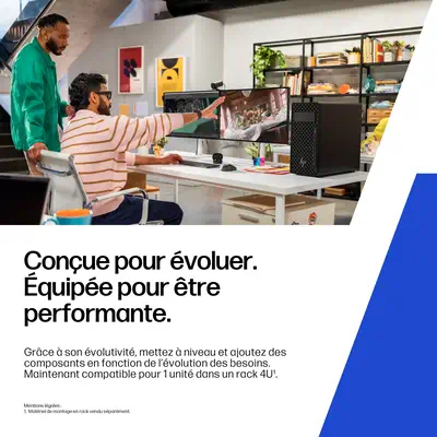 HP DW8E3ET PC/poste de travail Intel Core Ultra 7 265 24 Go DDR5-SDRAM 1 To SSD Windows 11 Pro Tower - Station de Travail - visuel 4