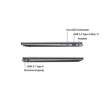 TERRA FR1220849 laptop Intel® Core™ i5 i5-1334U Ordinateur portable 33,8 cm (13.3") Écran tactile Fu - PC Portable - visuel 9
