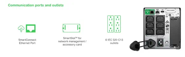 APC Smart-UPS SMT750IC Onduleur - 6x C13, USB, APC - visuel 1 - hello RSE - Sortie sinusoïdale pure sur batterie