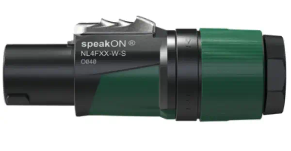 Neutrik NL4FXX-W-S connecteur de fils speakON Noir, Vert - Accessoire Affichage - visuel 2