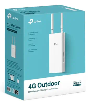 TP-Link TL-MR100-OUTDOOR routeur sans fil Fast Ethernet Monobande (2,4 GHz) 4G Blanc - Routeur - visuel 4