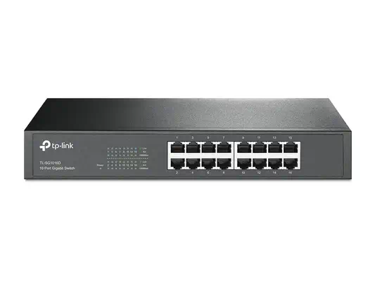 TP-Link TL-SG1016D(UN) commutateur réseau Non-géré L2 Gigabit Ethernet (10/100/1000) Noir - Switchs et Hubs - visuel 1
