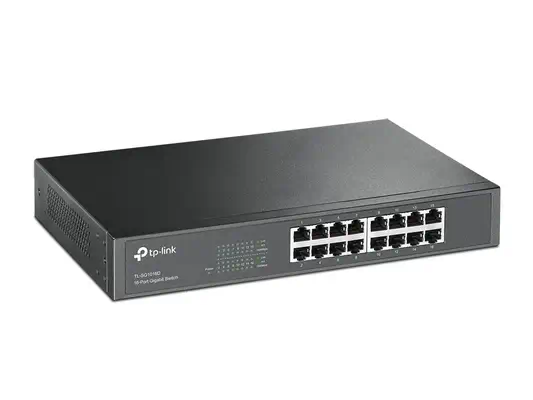TP-Link TL-SG1016D(UN) commutateur réseau Non-géré L2 Gigabit Ethernet (10/100/1000) Noir - Switchs et Hubs - visuel 2