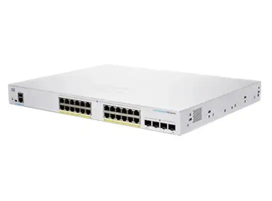 Cisco CBS250-24FP4XEU-RF commutateur réseau Géré L2/L3 Gigabit Ethernet (10/100/1000) Argent - Switchs et Hubs - visuel 1