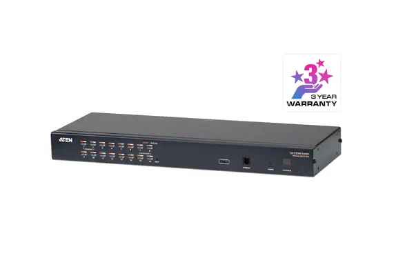 Commutateur KVM (DisplayPort, HDMI, DVI, VGA) multi-interface Cat 5 à 16 ports - ATEN - Accessoire Réseau - visuel 1