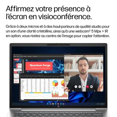 HP E0EX3ET laptop AMD Ryzen™ 5 230 Ordinateur portable 35,6 cm (14") WUXGA 16 Go LPDDR5x-SDRAM 512 G - PC Portable - visuel 6