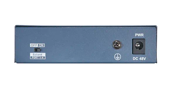 Hikvision DS-3E0105P-E(B) commutateur réseau Non-géré L2 Fast Ethernet (10/100) Connexion Ethernet,  - Switchs et Hubs - visuel 3