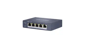 Revendeur officiel Hikvision DS-3E0505HP-E commutateur réseau Non-géré Gigabit Ethernet (10/100/1000) Connexion Etherne