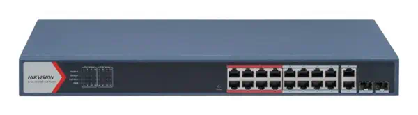 Hikvision DS-3E1318P-EI(B) commutateur réseau Géré Fast Ethernet (10/100) Connexion Ethernet, suppor - Switchs et Hubs - visuel 1