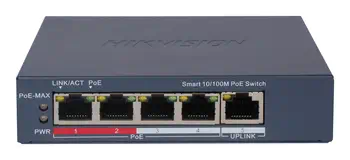 Revendeur officiel Switchs et Hubs Hikvision DS-3E1105P-EI(O-STD)V2