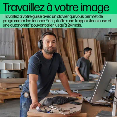 Clavier sans fil ergonomique HP 960 - visuel 6