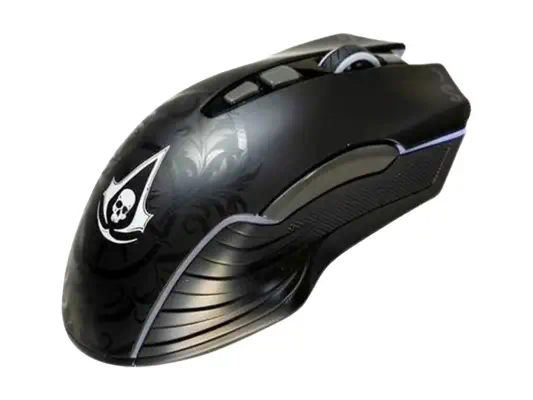 LEXIP BLACK FLAG RESYNCED TATOO WIRELESS MOUSE - Pixminds - Périphérique Informatique - visuel 3