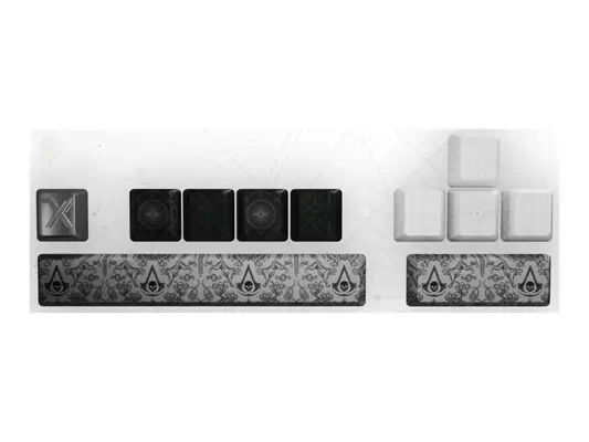 LEXIP BLACK FLAG RESYNCED TATOO KEYCAPS-SET FOR MECHANICAL KEYBOARD - Pixminds - Accessoire - visuel 1