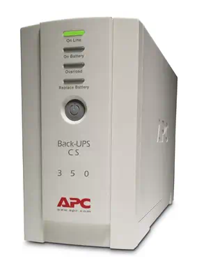 Revendeur officiel Onduleur APC BACK UPS CS 350 VA OFF LINE PORT USB ET PORT