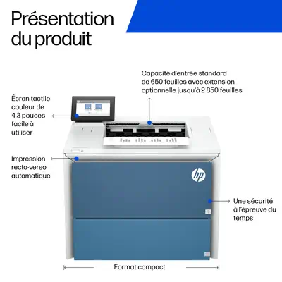 HP LaserJet Enterprise 675T2A#B19 imprimante laser 1200 x 1200 DPI A4 - Imprimante Laser - visuel 6